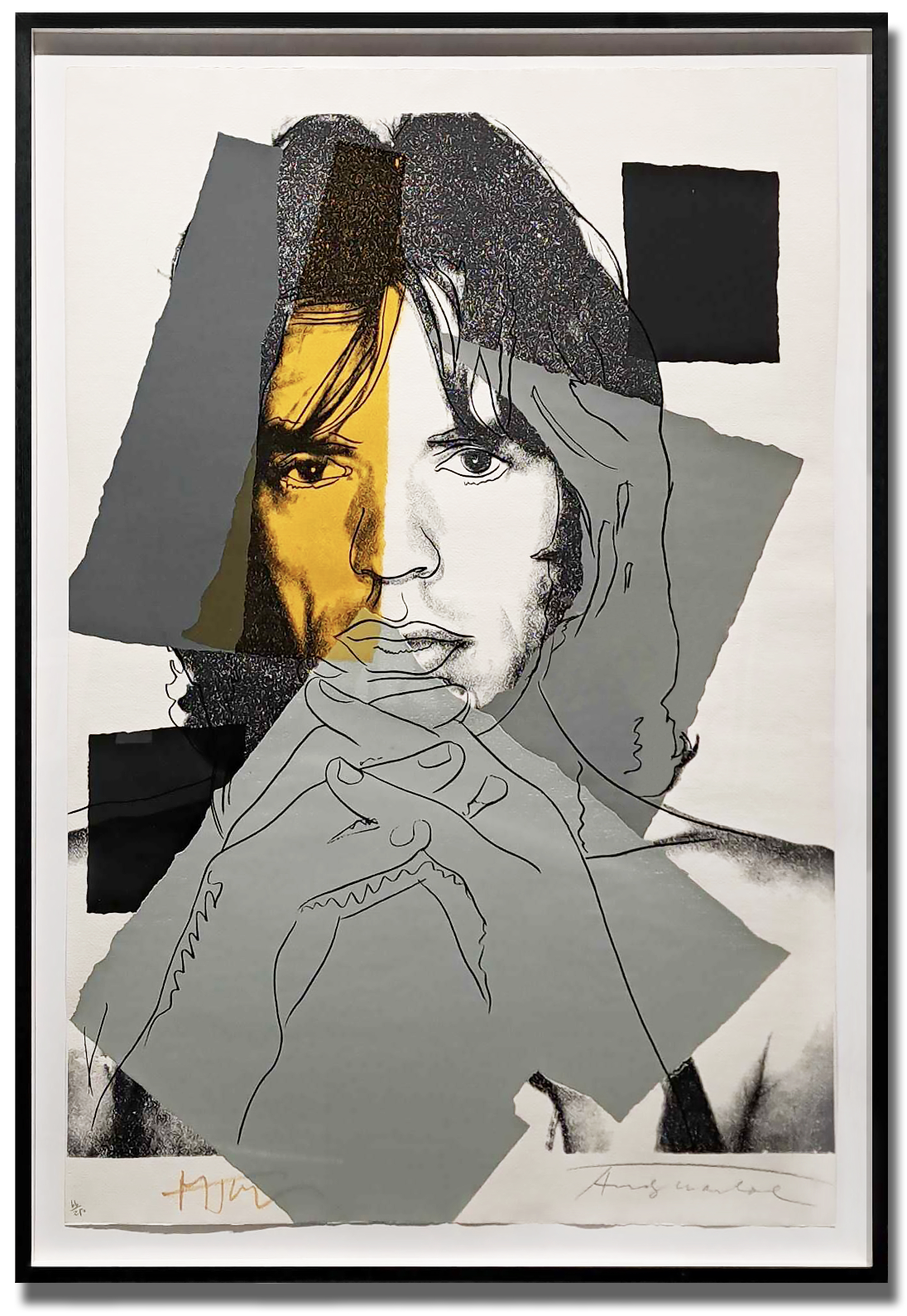 Mick Jagger (FS II.147) by Andy Warhol